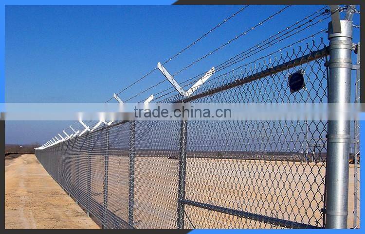 Stainless Steel Pvc Coated Chain Link Fence For Playground