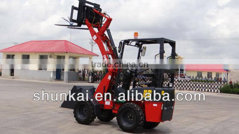 Chinese new style with Quick Hitch and Joystick mini wheel loader