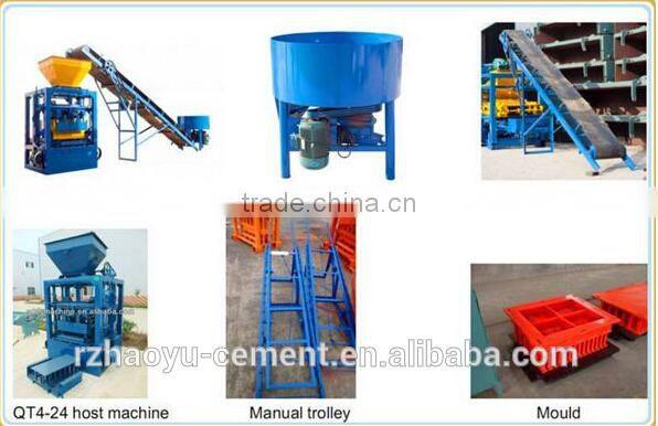 cement and concrete product of block/brick making machine
