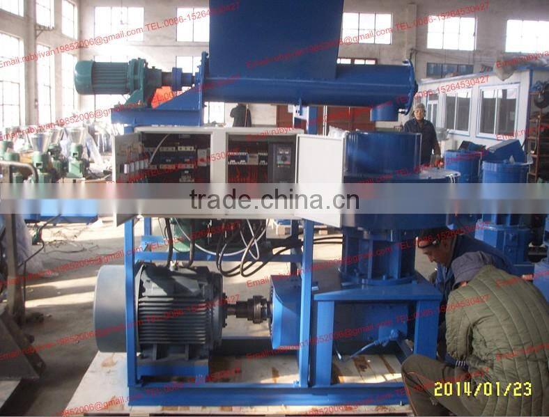 straw tree branches 55KW electric driven wood sawdust hammer mill