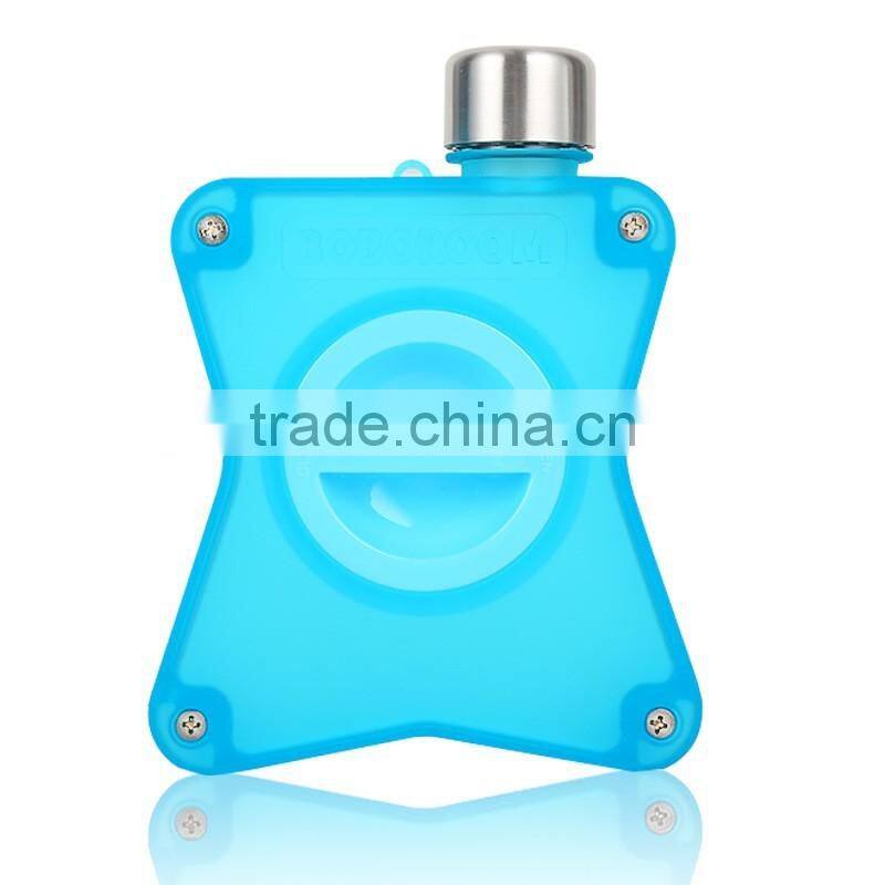 250ml clear water bottle joyshaker for star shape