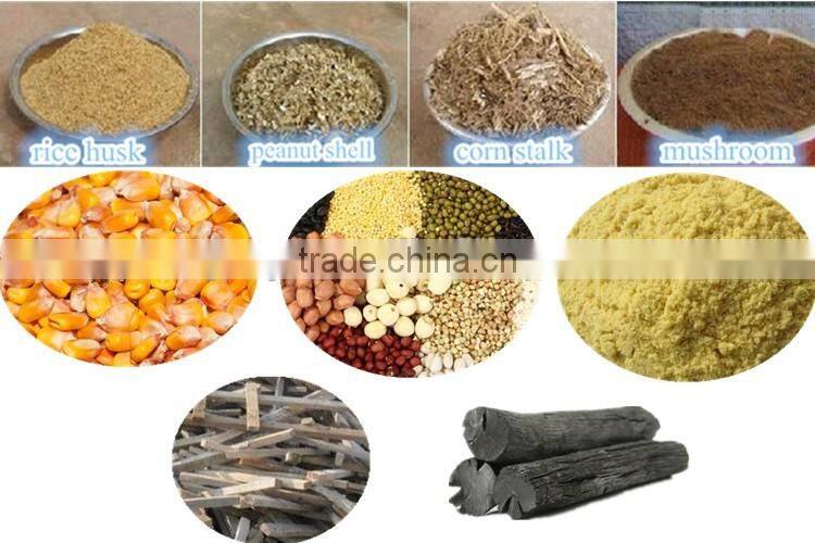 big capacity commercial corn stalk crops crushing machine / automatic feeding animal feed crusher machine