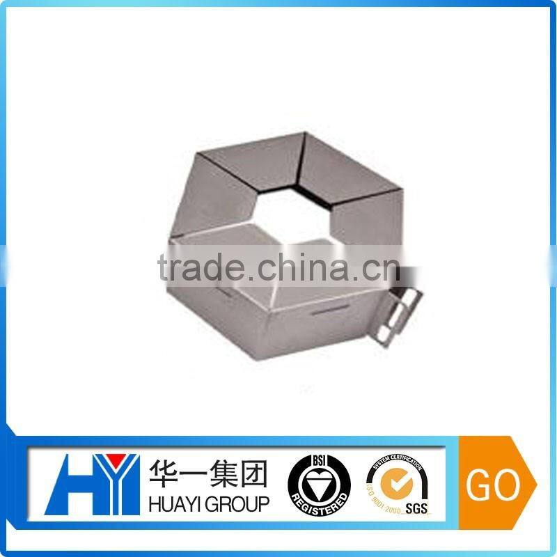 OEM high precision fabrication round stamping galvanized steel mounting plate for pipes