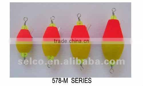 Plastic fishing equipment fishing tackles foam fishing float wholesale high quality