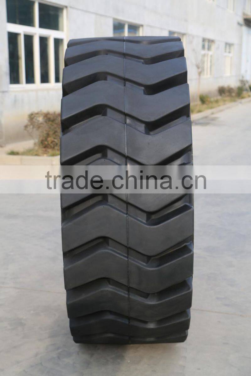 Top Quality 17.5-25 Solid Tyres With Rims & Holes