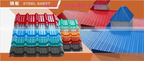 Color coated steel coil and sheet