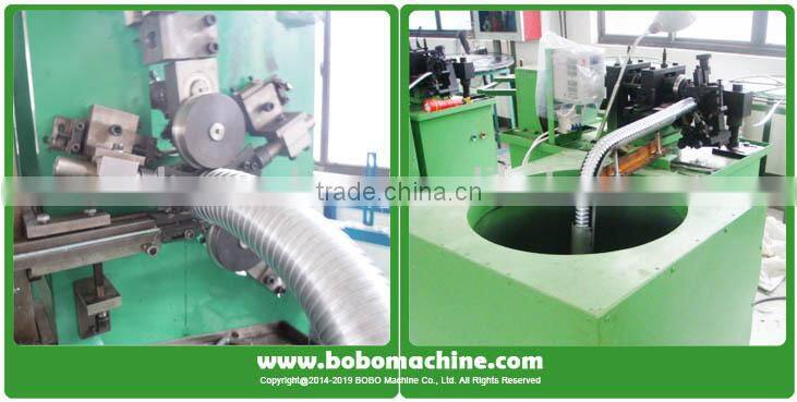 Flexible metal conduit machine