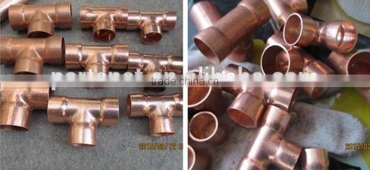 Copper Reducing Tee Fitting