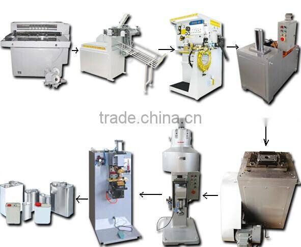 Whole Proudction Line Semi auto rectangular can making machine