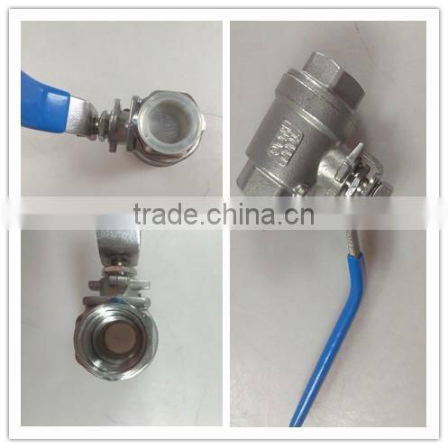 High Purity And Quality Sanitary SS 2-Pieces female Thread Ball Valve