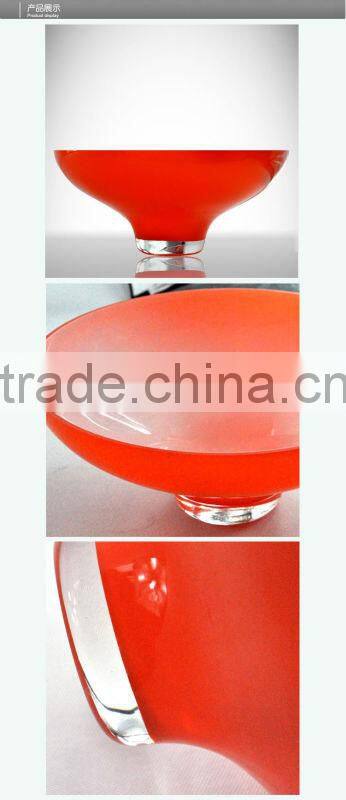 Red charged cheap hurricane dinner tray plates wholesale ;melamine elegant dinner glass plates for chocolate and candy