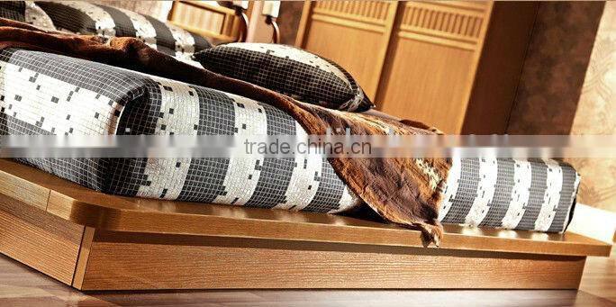 Japanese Design Wooden Bedroom Furniture Set,Japanese Tatami Bed With Night Stand