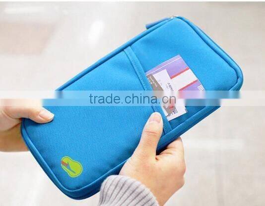 CY151 Travel Card Cash Document Organizer Wallet Rfid Blocking Passport Holder