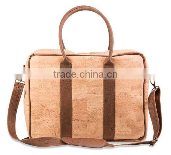 Natural cork trunk travel tote bag,cork tote storage bag for travel