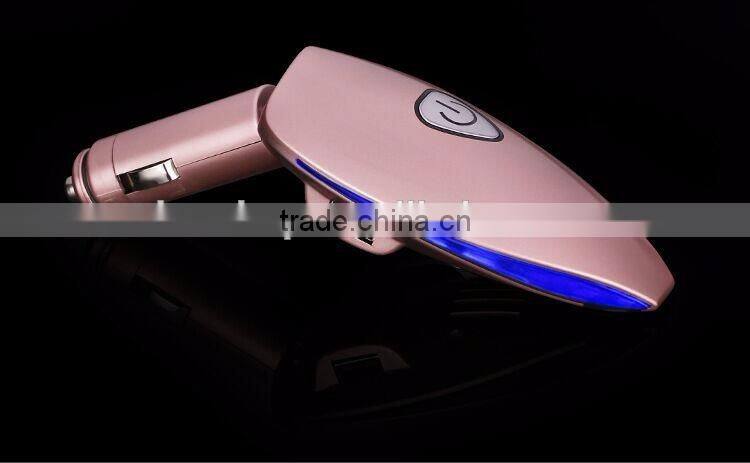 Car air purifier anion charge double USB besides smoke The car gift aromatherapy machine Car oxygen bar