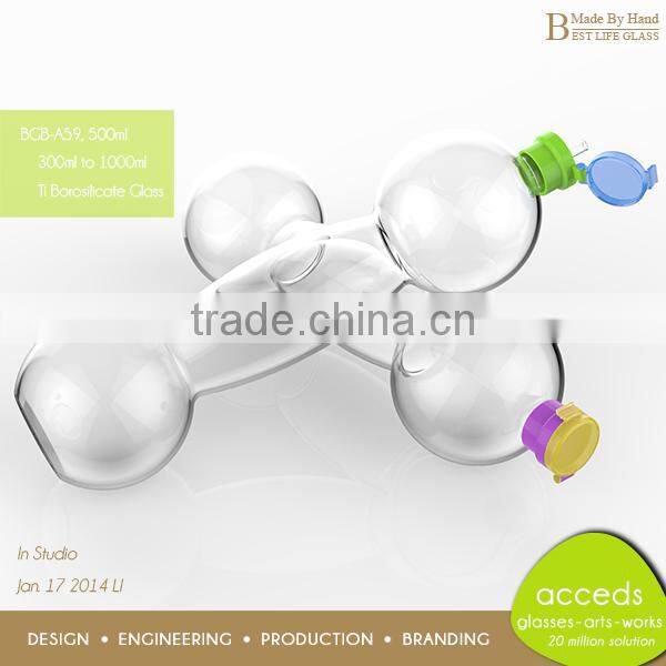 Empty High Quality Soda Water Glass Bottle