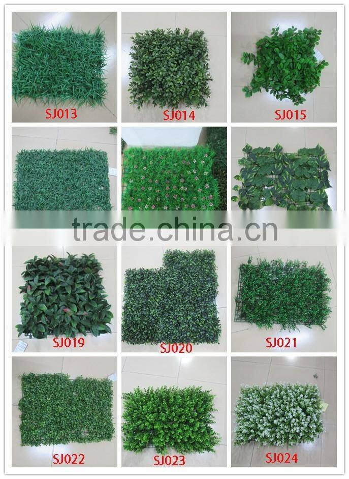 SJ11301208 Landscaping decorative ivy grass leaf fence/boxwood grass mat