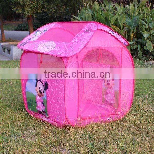 Hot selling Cute Cartoon printing kids' tents or Kids indoor play tents