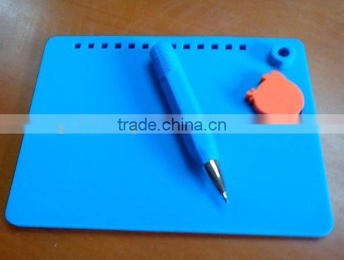 silicone message wordpad/writing pads with ballpoint pen
