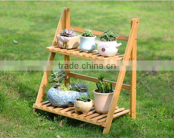 High quality wholesale price two floor flower pot rack for sale