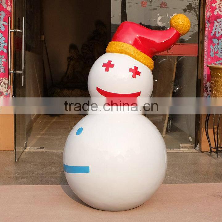 Fiberglass Christmas snowman decoration