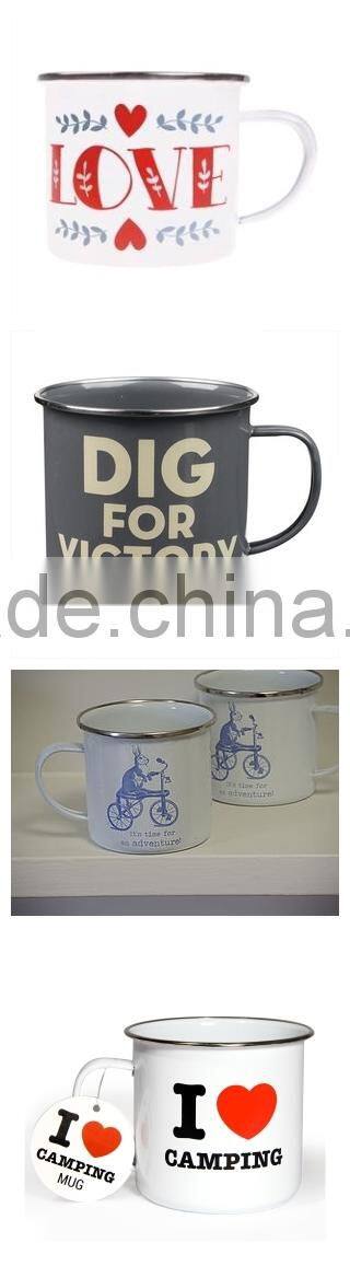 High Quality enamel travel mug
