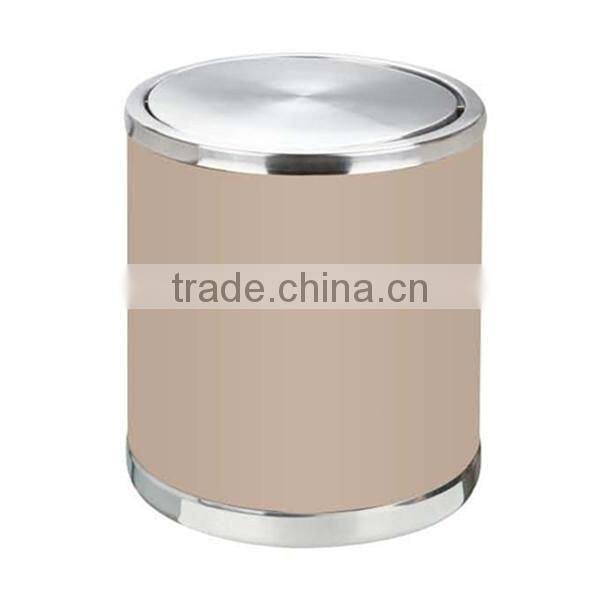 Hot sale commercial indoor steel trash can/kitchen waste bin/hotel guest room/living room dustbin/hotel room garbage can GPX-157