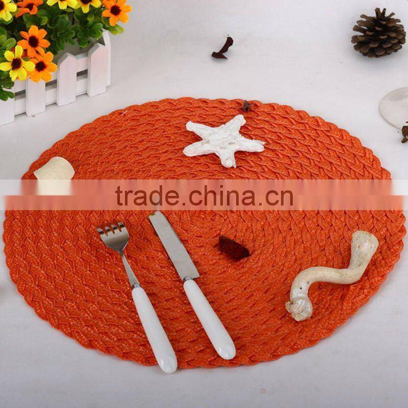 Personalized PP placemat/Round Woven PP tablemats/mats