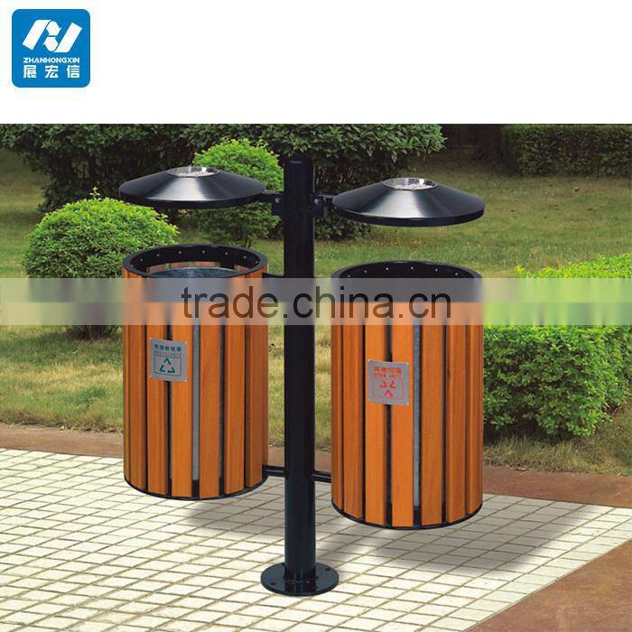 Cheap outdoor wooden waste bins