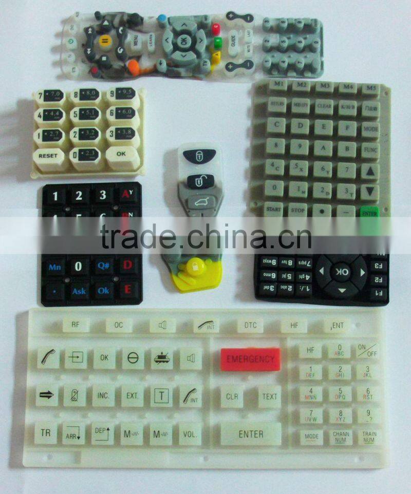 high quality custom design silicone button rubber keypad