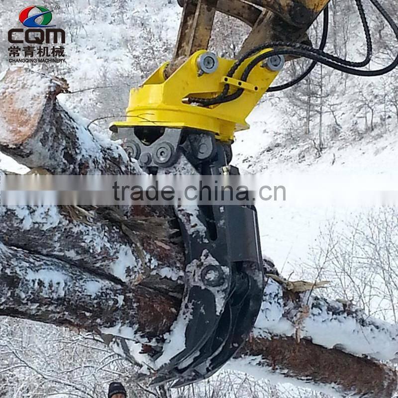 wheel Excavator bagger with grapper