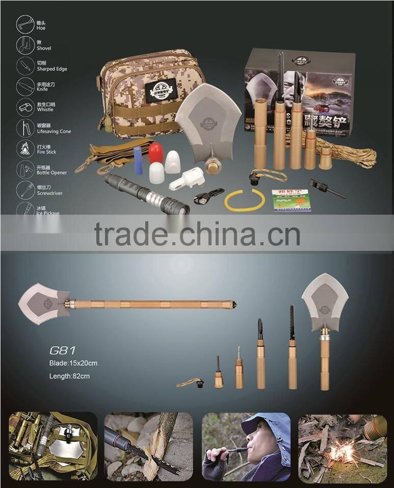 survival folding shovel