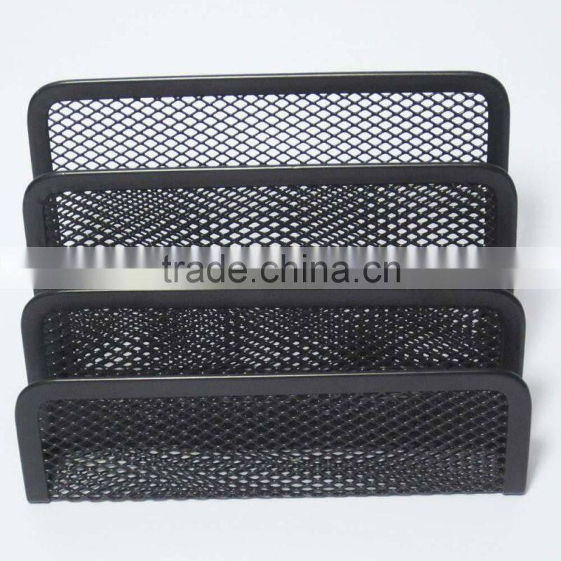 3 parts desk metal letter holder