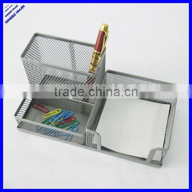 Desktop 3 floors metal mesh document tray office paper tray