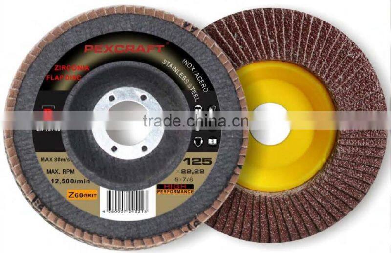 Polishing flap disc