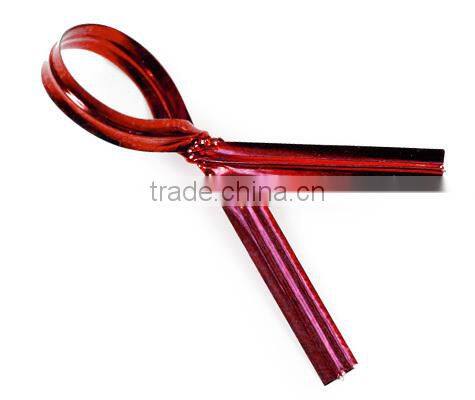 food packaging plastic single metal wire twist ties
