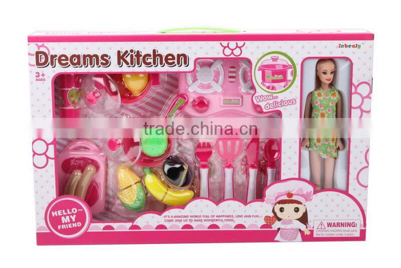 new design girl painting toy sewing set