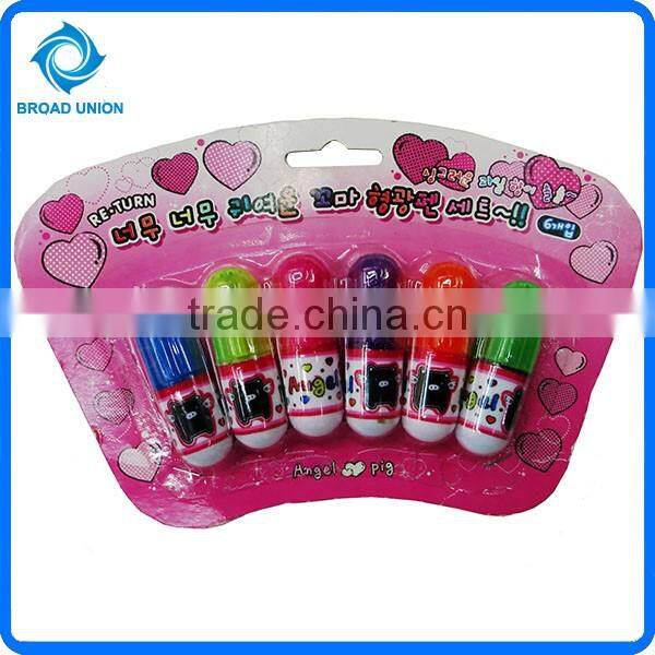 Hot Sale Mutli And Mini Colored Highlighter Marker Pen