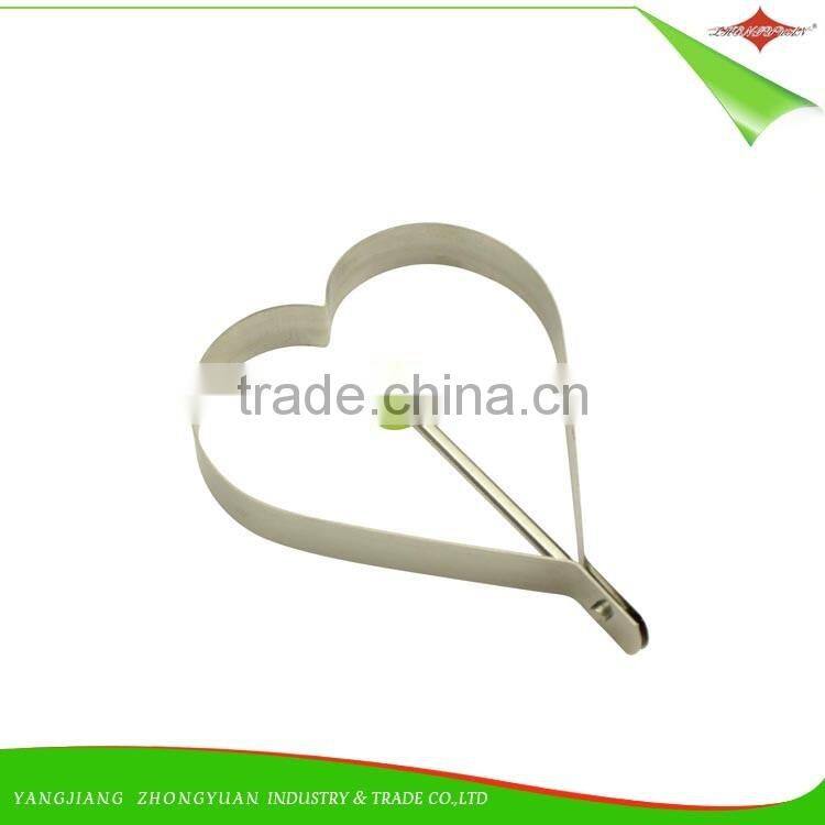 ZY-F1417 stainless steel egg ring fried egg ring love style mold