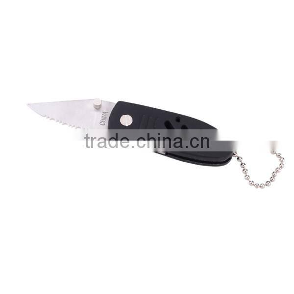 A21-S006 Stainless Steel Spring Loaded Blade Camping Tool Pocket Knife