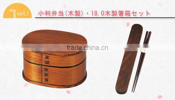 Japanese Bento box Sushi wood container Sushi bento Wappa made in Japan