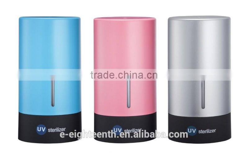 OEM factory price Multi-color Mobile Phone Disinfenctor Holder UV Sterilizer Headsets Sanitizer