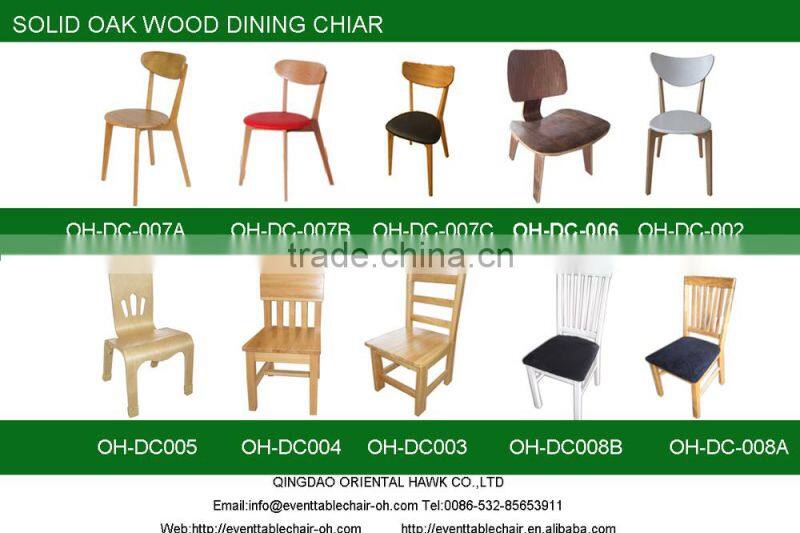 low price elgant solid wood table chair set restaurant chairs