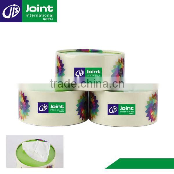 Custom Car Tissue Cup Car Tissue Box Holder Package Cylinder White Tissue Paper Tissue Box Holder For Car