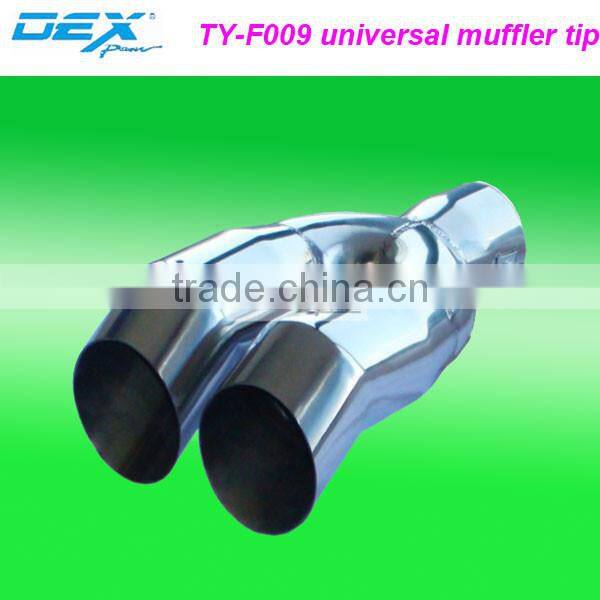 auto part tuning sport stainless steel 304 universal muffler exhaust tail