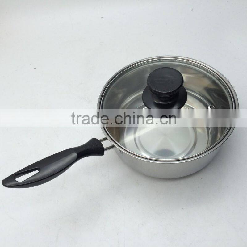 Kitchen Utensil stainless steel double bottom health milk pot