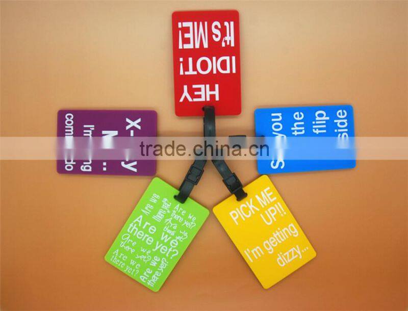 Promotional Bulk Luggage Tag Silicone Luggage Tag WholeSale Luggage Tag