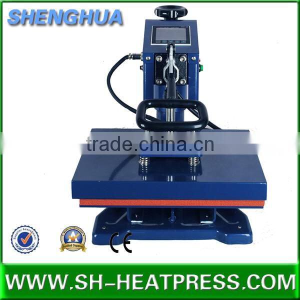 Heat pressing machine for t-shirt transfer