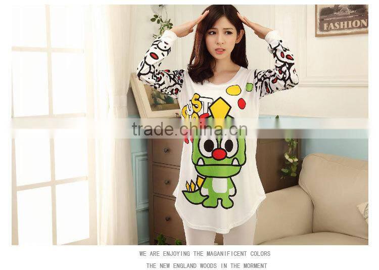 autumn girl han edition long sleeve pajamas