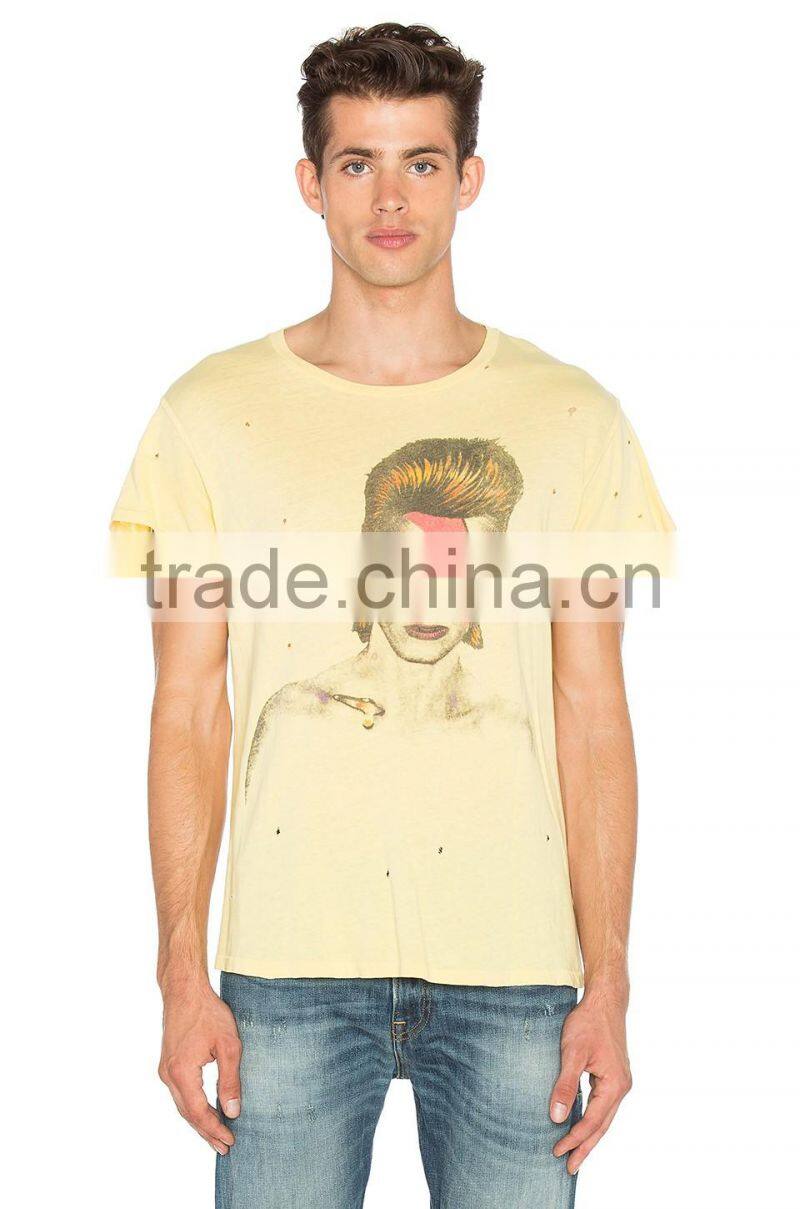 Top grade man style new design men's bamboo t-shirts wholesale